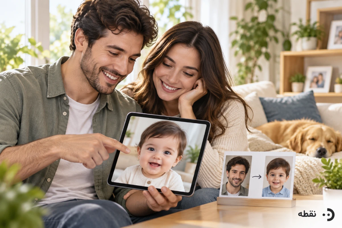 سایت هوش مصنوعی عکس بچه، پیشبینی چهره نوزاد و تبدیل عکس به کودکی