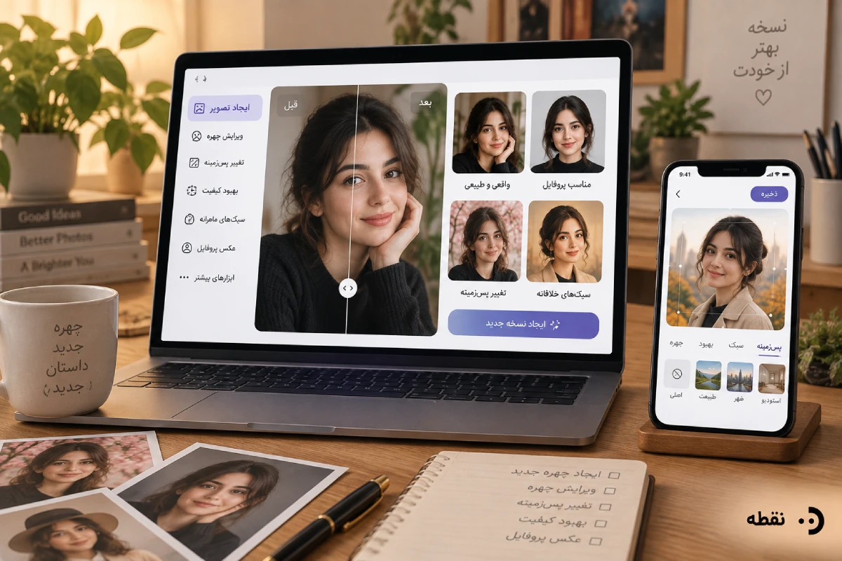 سایت هوش مصنوعی عکس چهره
