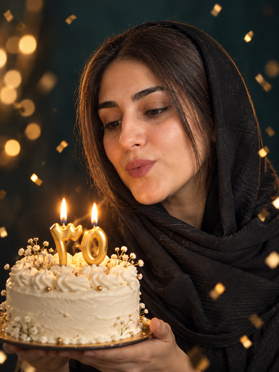 عکس تولد · شمع عددی