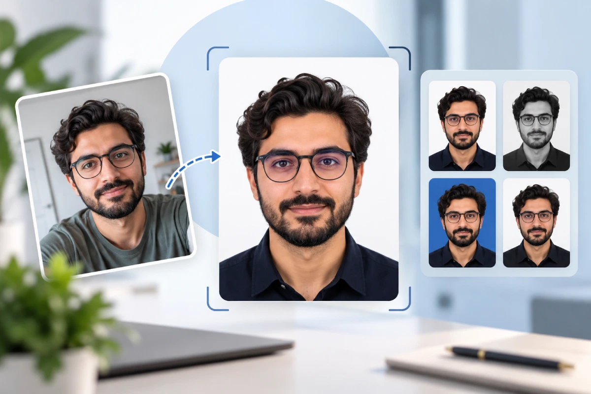 عکس پاسپورتی با هوش مصنوعی