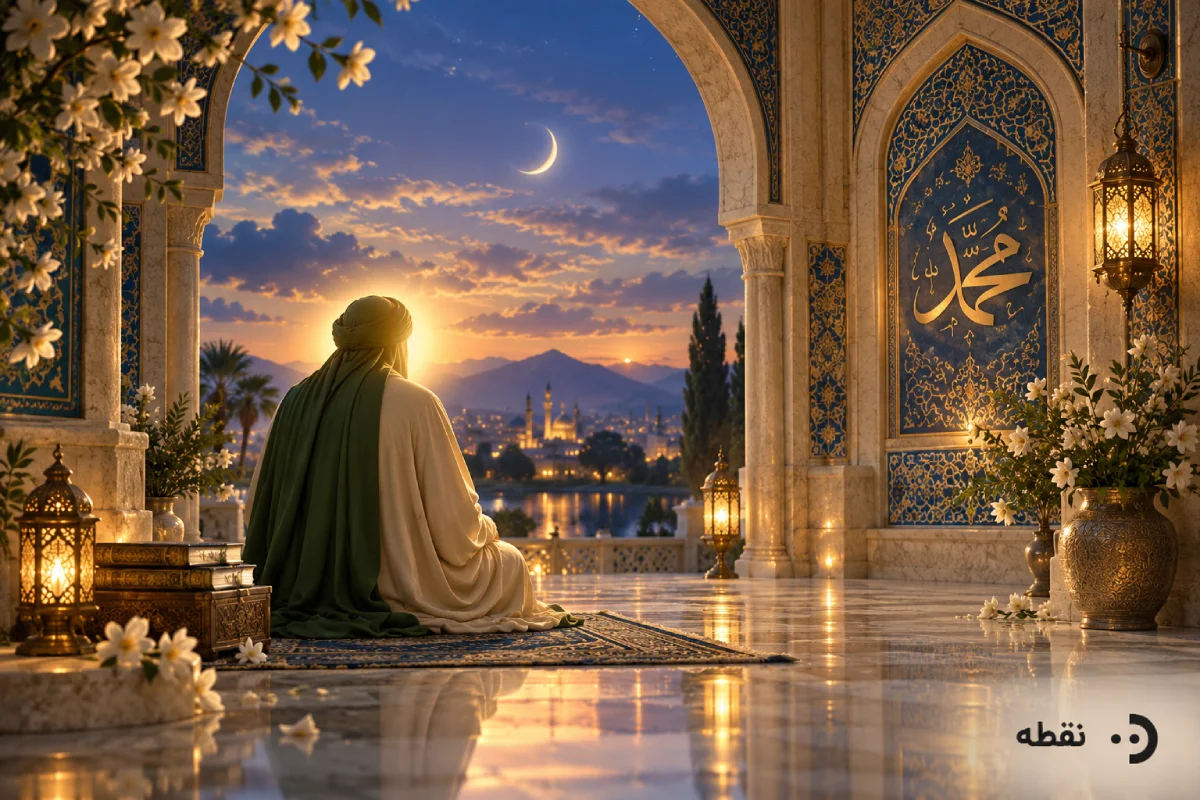 عکس هوش مصنوعی حضرت محمد (ص)