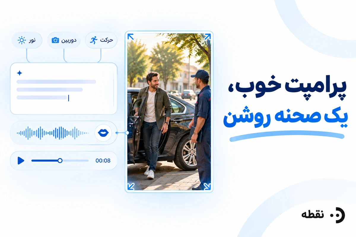 ساختار پرامپت خوب برای یک صحنه روشن ویدیویی