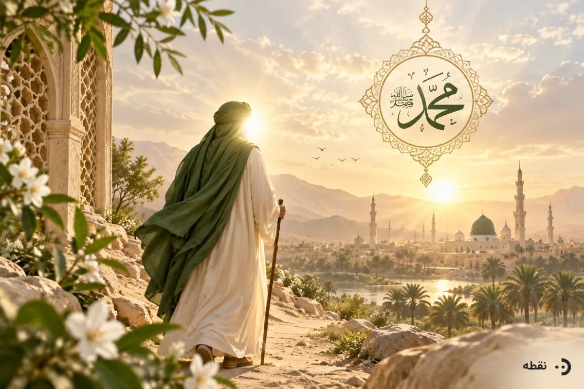 عکس هوش مصنوعی حضرت محمد (ص)