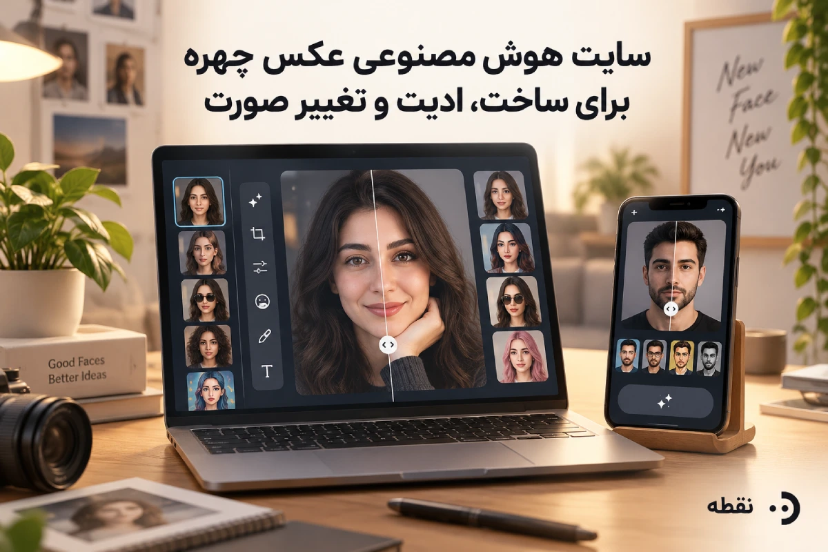 سایت هوش مصنوعی عکس چهره برای ساخت، ادیت و تغییر صورت