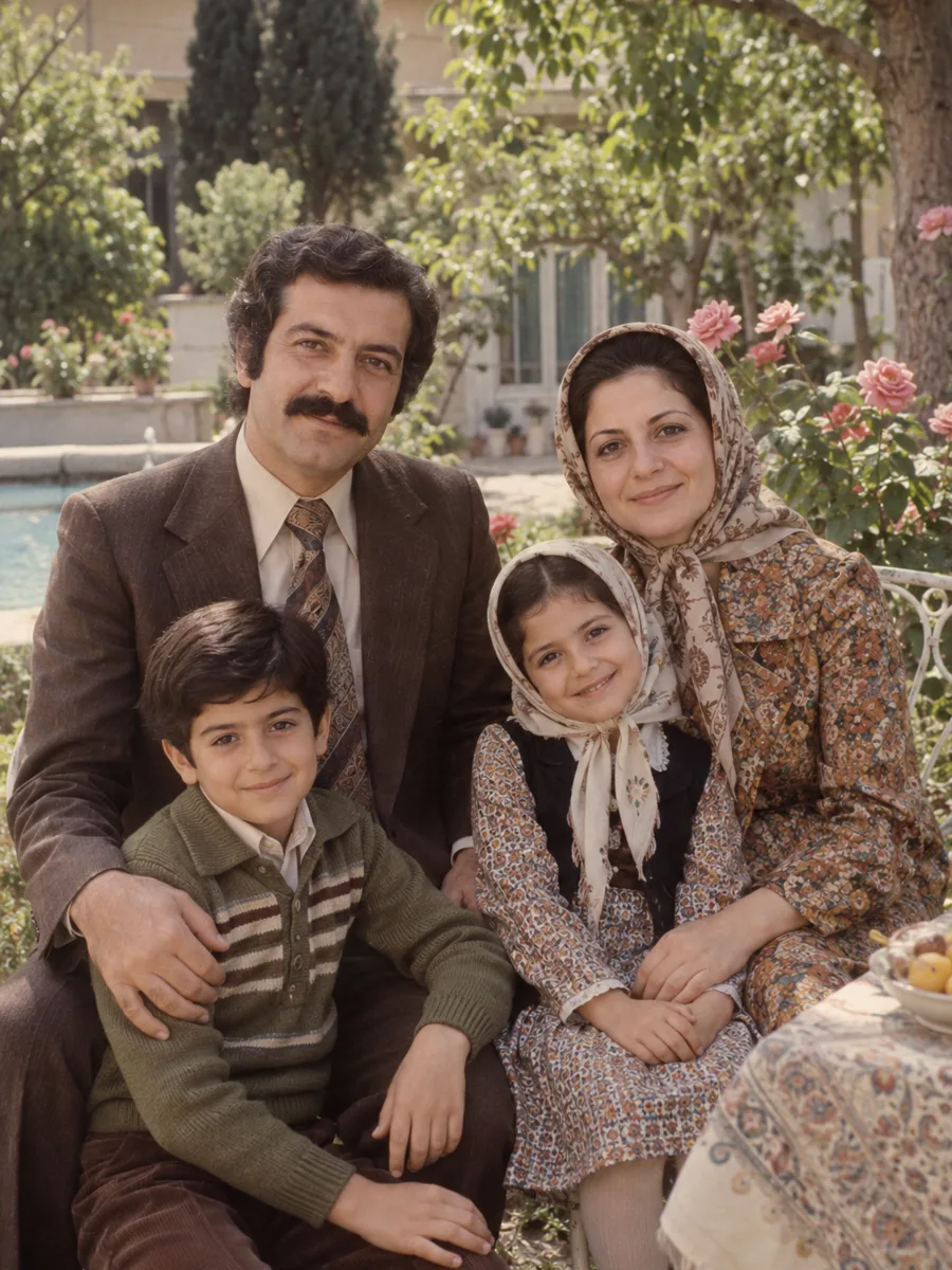 عکس قدیمی سیاه‌وسفید که طبیعی رنگی شده است