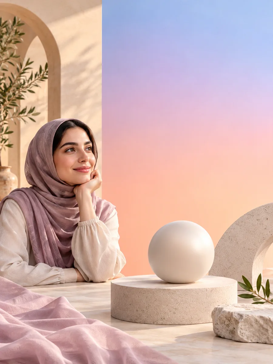 بنر با فضای خالی برای متن و رنگ‌های هماهنگ