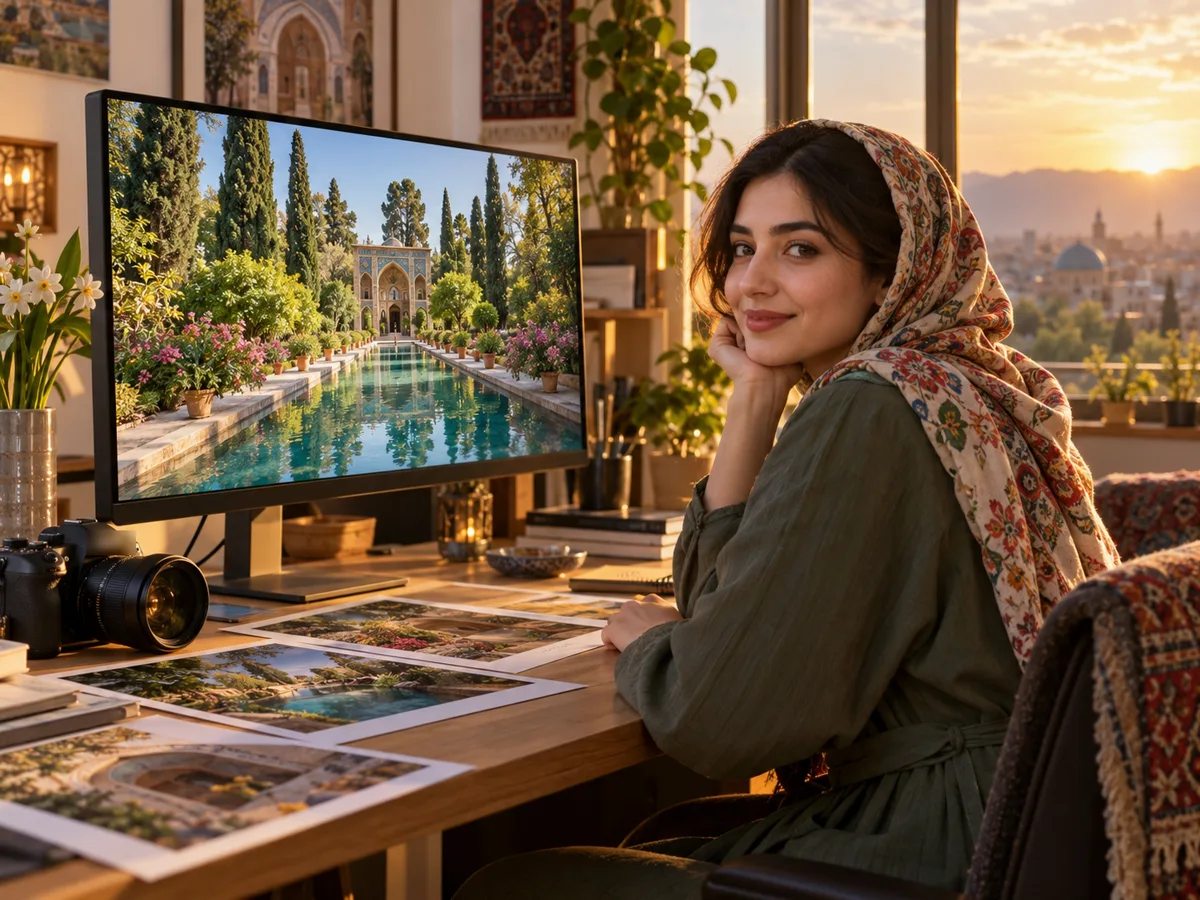 نمونه عکس محصول، پرتره و طراحی داخلی ساخته شده با مدلهای هوش مصنوعی تصویر در نقطه