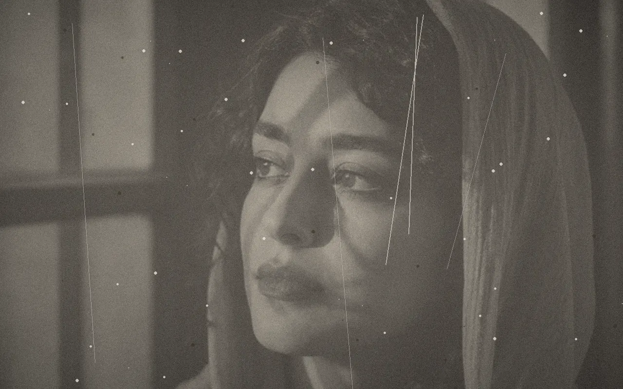 عکس خانوادگی قدیمی با خط و لکه